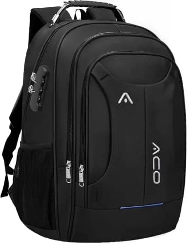 Mochila masculina Notebook Reforçada Anti Furto Semi Impermeável Escolar Faculdade Trabalho Viagem Resistente Executiva Cabo De Aço Saída Usb SAÍDA Fone DE OUVIDO