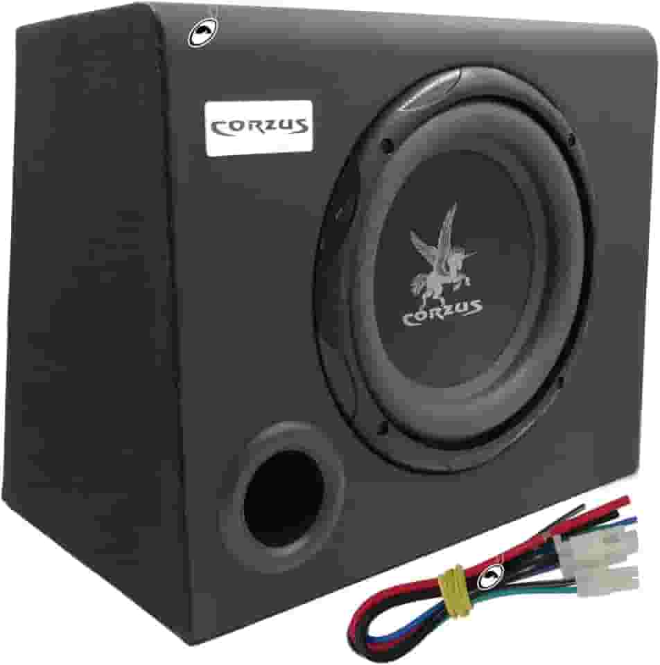 Caixa Som Automotivo Amplificada Subwoofer 8 200W Rms Corzus CXS200-8 com Módulo Mono