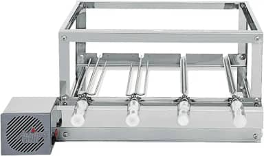 Churrasqueira Gira Grill Inox - Artinox Grill - 4 Espetos Giratórios - Motor Bivolt