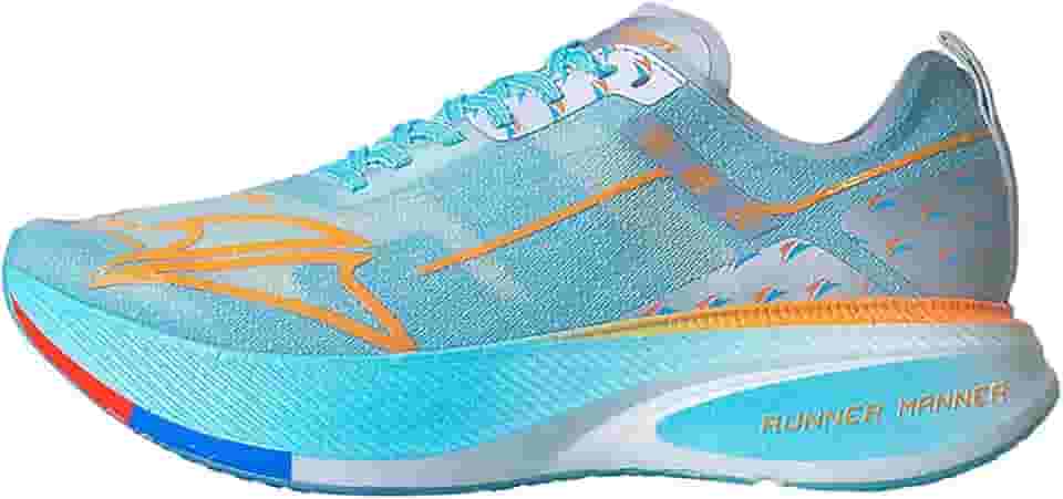 Tênis de corrida masculino Carbon Plate – Tênis de estrada acolchoado, leve, respirável, antiderrapante