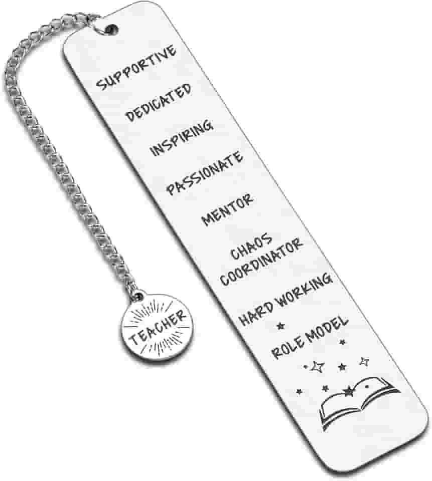 Presentes para professores para mulheres homens de estudantes marcador de página de presente de formatura para amantes de livros professores apreciação semana presentes para treinador professor presente de agradecimento para colega de trabalho professor especial aposentadoria de aniversário