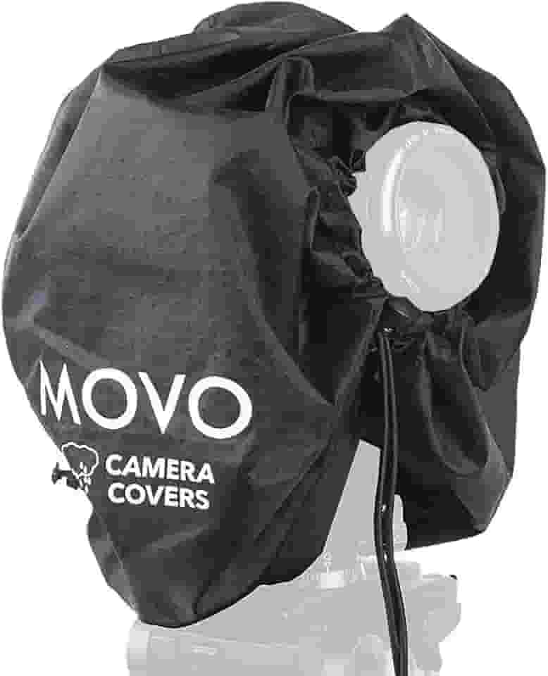 Capa de chuva de capa de chuva para câmera Movo CRC11 para câmeras DSLR e câmeras e lentes sem espelho (tamanho júnior: 11' x 14,5')