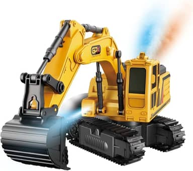 Carrinho de Controle Remoto TratorCar Solta Fumaça Maxi Toys