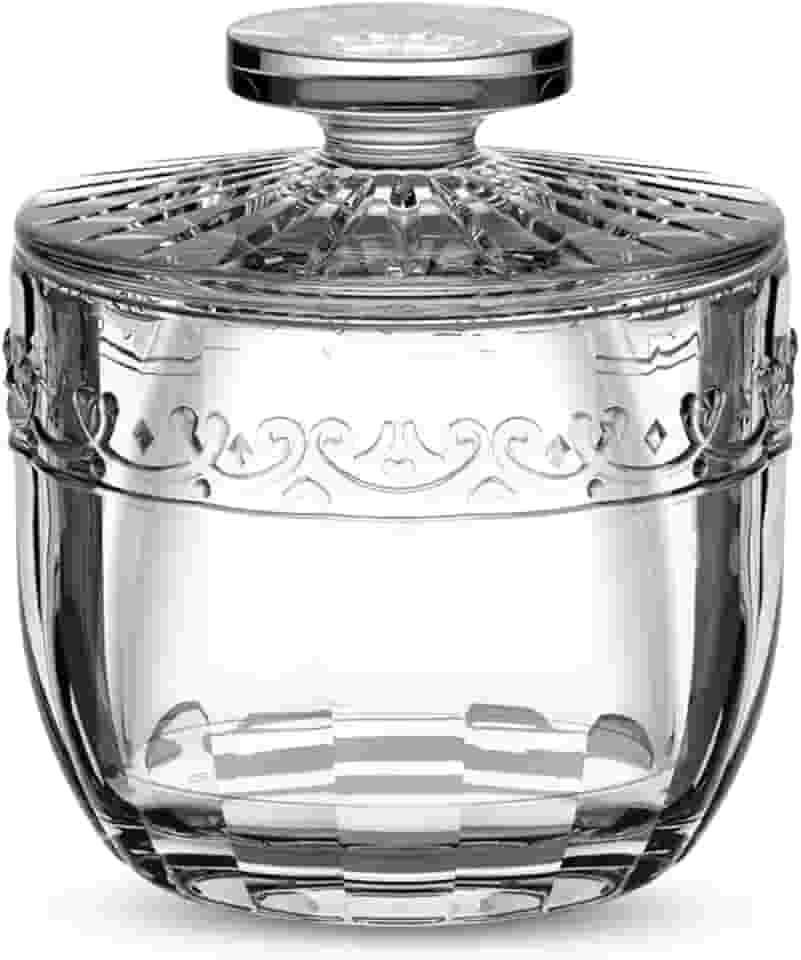 Manteigueira Francesa de Vidro com Tampa Transparente Premium 150ml Elegante Luxo (Paris)