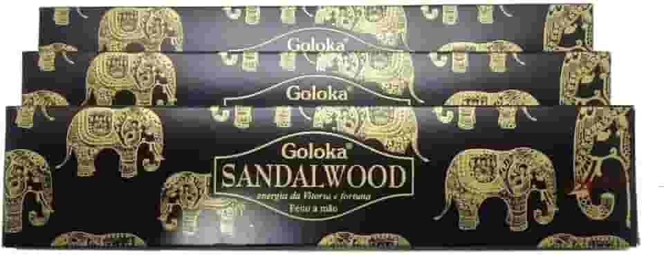 Incenso Goloka Massala Sandalwood Sândalo 3un.15g