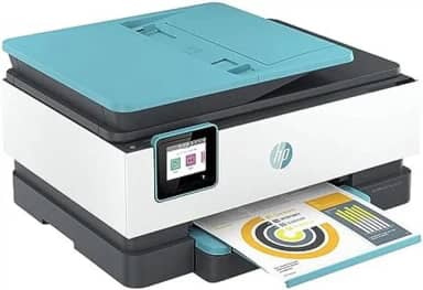 NEWHP OfficeJet Pro 8028e tudo em um impressora a jato de tinta colorida sem fio, scanner, fax, Ethernet, 20 ppm, impressão frente e verso automática, tela sensível ao toque, 6 meses de tinta