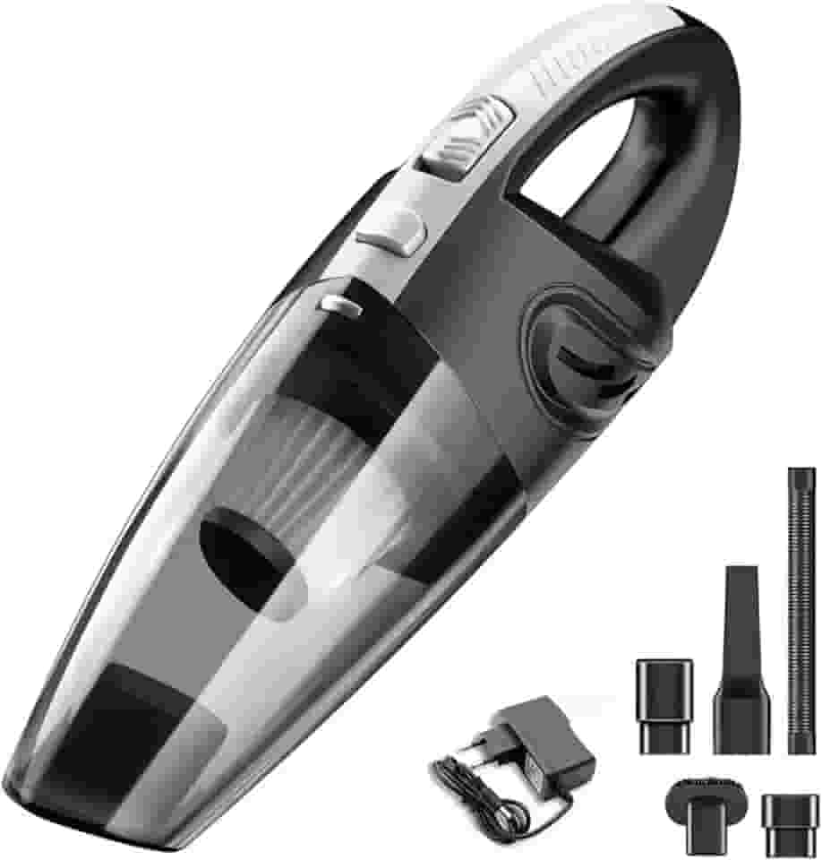 Aspirador De Mão Sem Fio Portátil Sem Fio Leve 4500Pa Carregamento Rápido, Lavável Grande Capacidade De Sofás, Fendas De Janelas, Teclados, Carros Facilmentefacilmente,7.4V