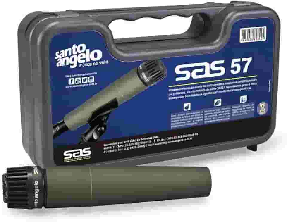 Microfone Dinâmico Santo Ângelo Sas57 - Ac2062