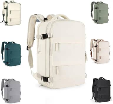 Mochila Executiva de Viagem Grande 40L Impermeável com Porta USB, Mochila Compartimento para Notebook, Mochila Feminina/Masculina Reforçada para Trabalho e viagem – VANOVA