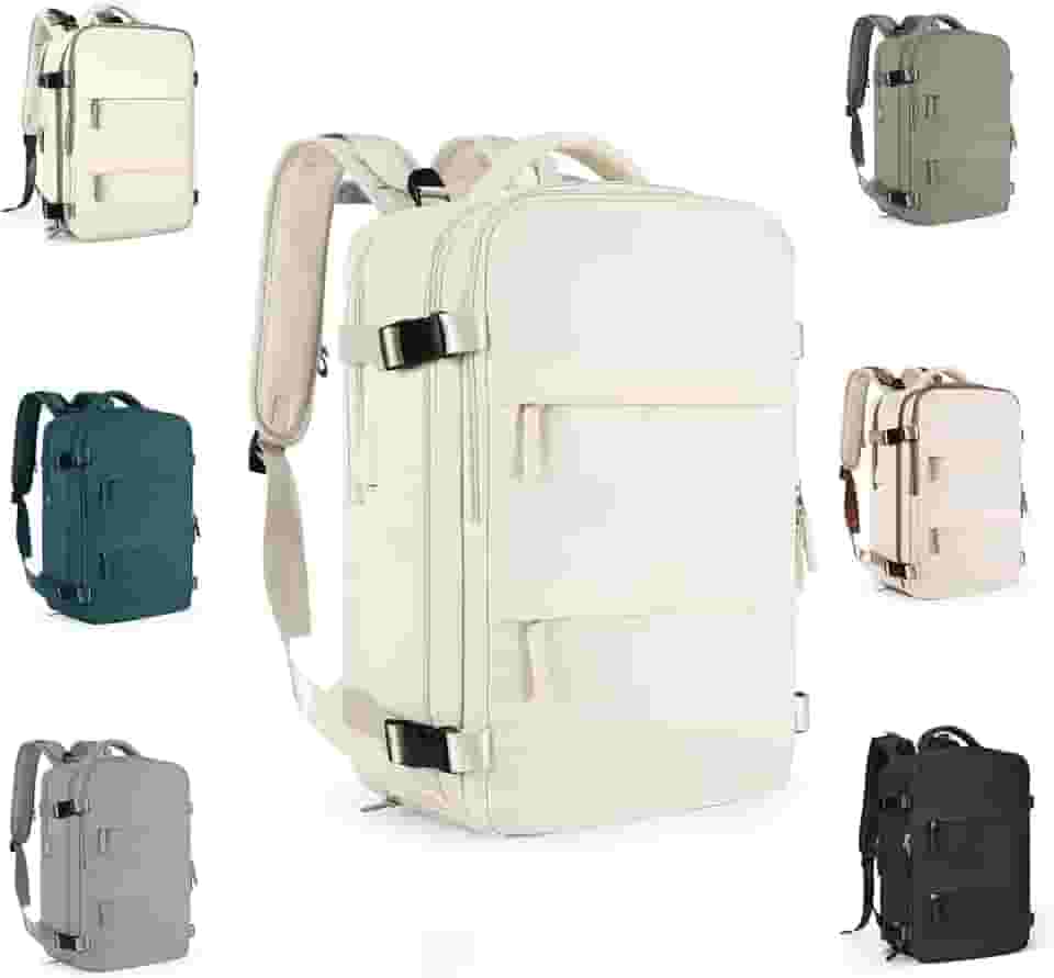 Mochila Executiva de Viagem Grande 40L Impermeável com Porta USB, Mochila Compartimento para Notebook, Mochila Feminina/Masculina Reforçada para Trabalho e viagem – VANOVA