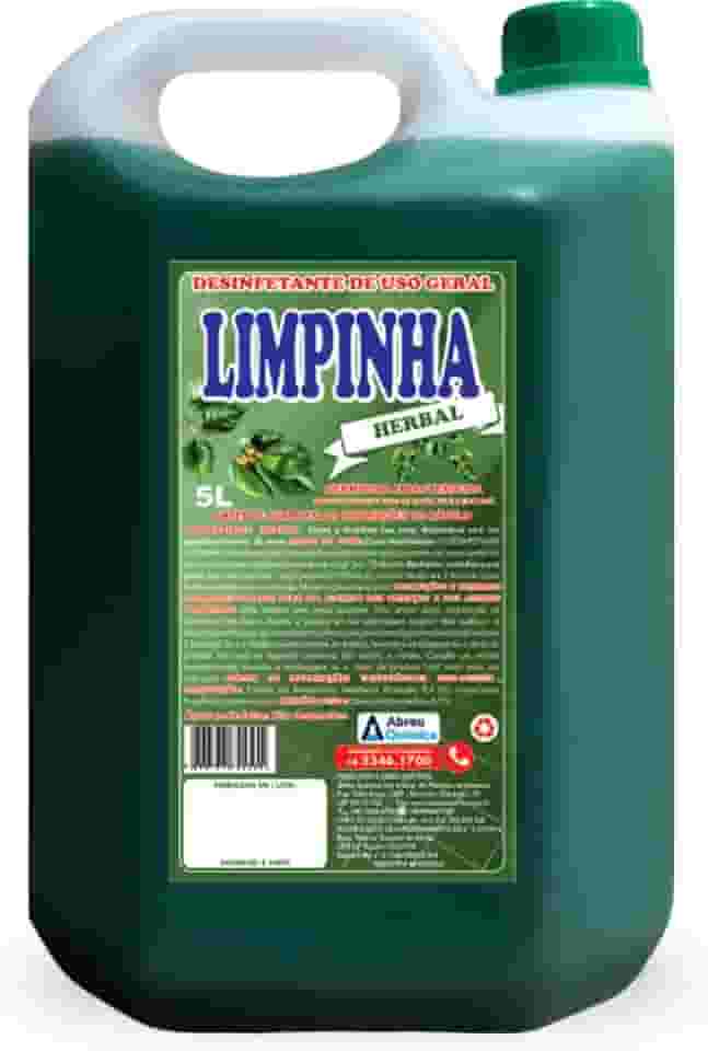 Desinfetante Bactericida Herbal 5 Litros Limpinha Elimina Maus Odores