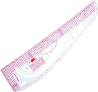 Régua Triangular Flexível Modelagem Artesanato 45cm - R3X1