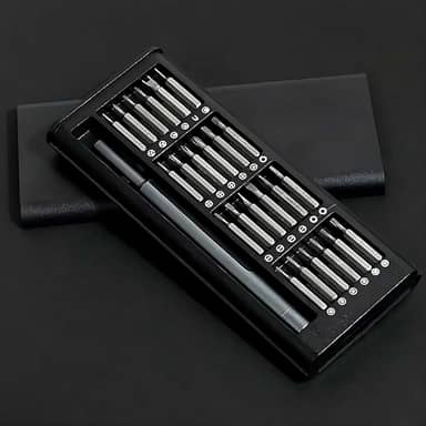 Kit de chave de fenda magnética multifuncional 24pcs com ferramentas de alça removíveis para impressora 3D Celular Smartphone Console de jogos Tablet PC Móveis Reparação de bicicletas ao ar l