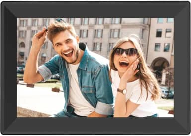 FOOJOE - Moldura de fotos digital WiFi de 10,1 polegadas, resolução HD de 1280 x 800, 16 GB, armazenamento de 16 GB, rotação automática, uso de moldura digital, telemóvel, compartilhar imagens,