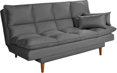 Sofá Cama Andorra Corano 3 em 1 Reclinável Multifuncional (CINZA)