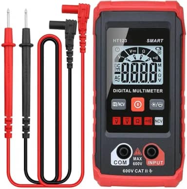 Multímetro digital automático HT, Tm-510 4000 contagens, multímetro digital inteligente, visor digital, testador de tensão com função de tensão sem contato (1 peça)