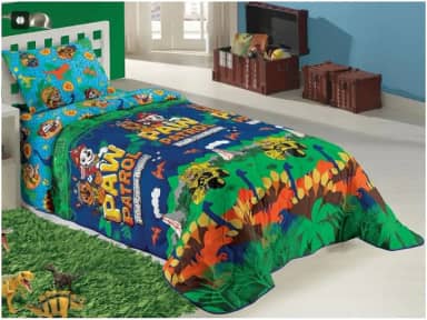 Lepper, Edredom Patrulha Canina Menino Solteiro Infantil Dupla Face Microfibra Lepper