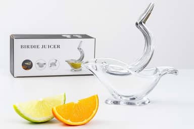 Espremedor de Limão Laranja Fácil de Usar Rápida Extração de Suco Portátil Acrílico Pássaro Cítrico Utensílio de Cozinha Doméstica Gourmet Elegante