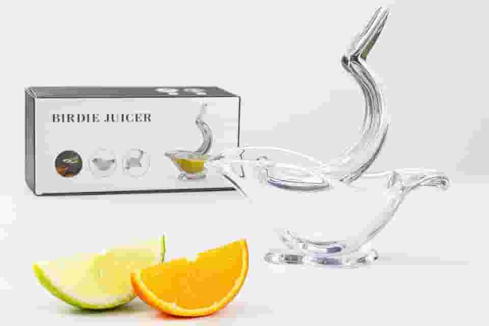 Espremedor de Limão Laranja Fácil de Usar Rápida Extração de Suco Portátil Acrílico Pássaro Cítrico Utensílio de Cozinha Doméstica Gourmet Elegante