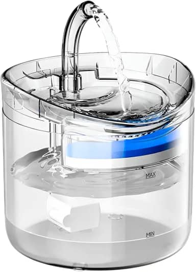 Bebedouro Fonte de Água para Gatos e Cães com Sensor de Movimento – 2 Litros, Silencioso, Automático, Fácil de Limpar, Estimula Hidratação