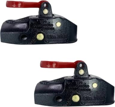 Par de Munhecas para Carreta, Trailer e Reboque – Engate de 2.500 kg com Trava, Bola ISO 50mm, Alta Resistência em Aço Reforçado