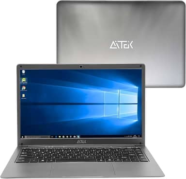 Notebook Tela 14" TN HD Processador Intel Celeron N4000 Dual-Core, 256GB SSD, 6GB RAM, Windows 10 Pro - Cinza