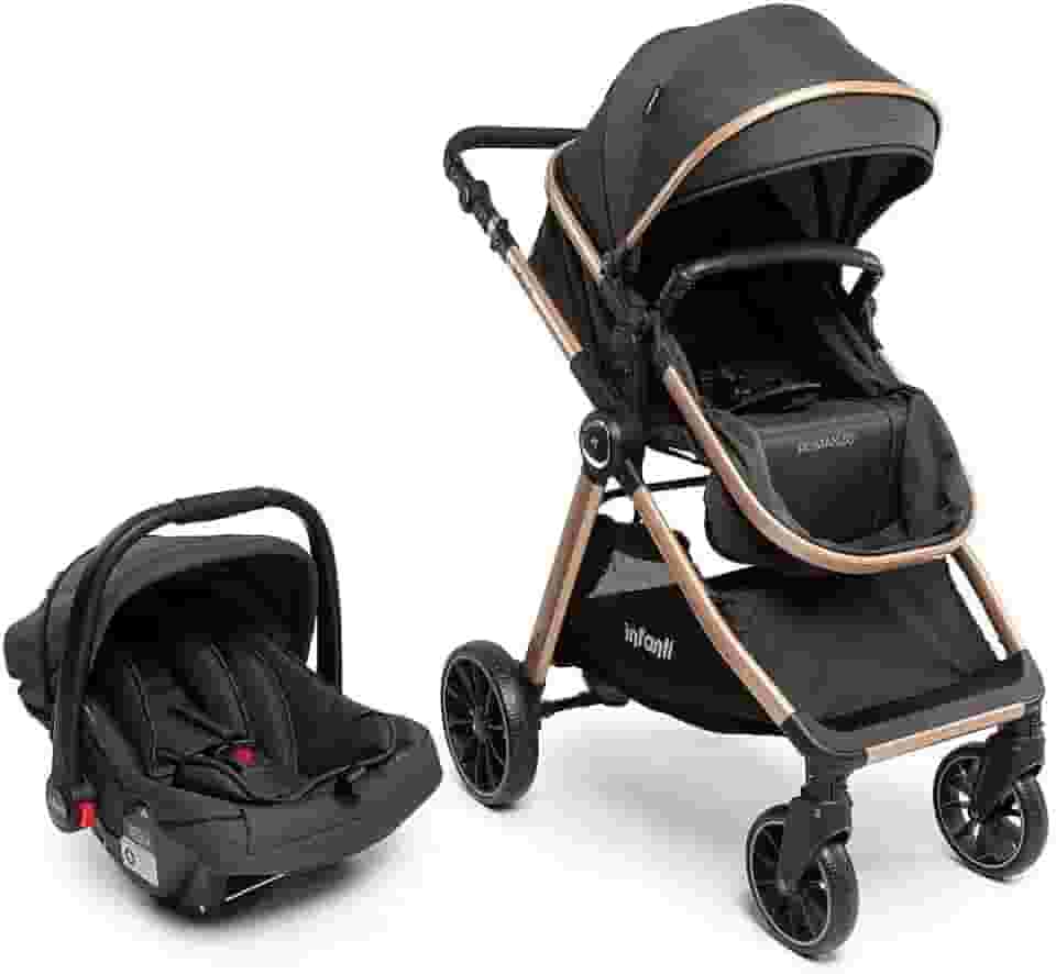 Travel System Infanti, Romanzo Duo, Preto Bronze