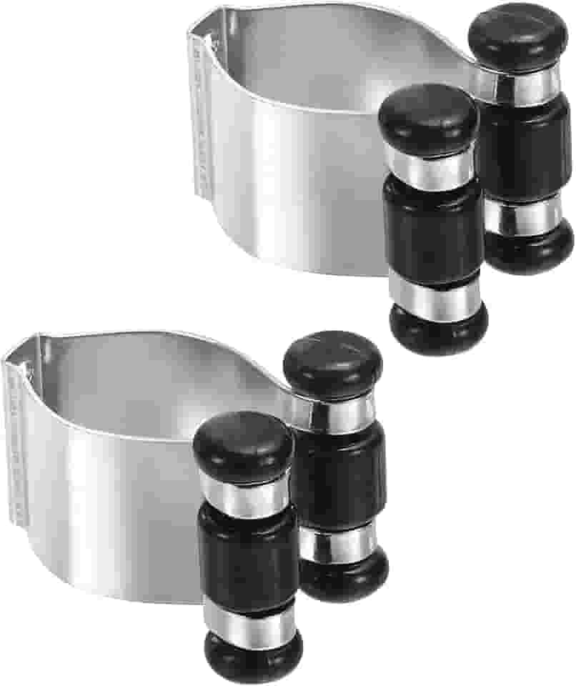 Clipes de metal para tacos de piscina, pacote com 2 clipes de taco de bilhar, suporte de suporte de parede para suporte de tacos, prateado