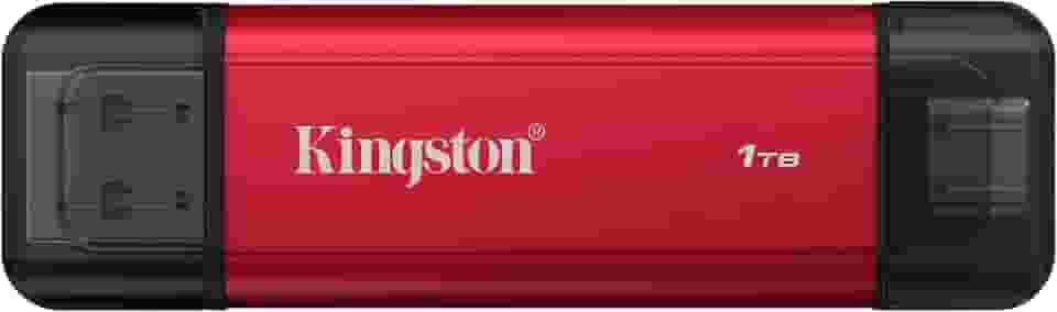 Kingston SSD portátil duplo USB-A/C de 1 TB | até 1050 MB/s | USB 3.2 geração 2 | SPSD/1 TB