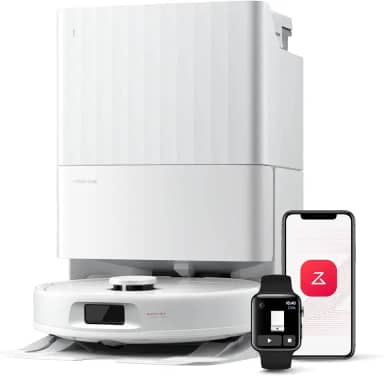 Aspirador De Pó Roborock Qr598 Robô E EsfregãO SucçãO 8000pa,Escovas Antiemaranhamento,PrevençãO Inteligente De ObstáCulos,Lavagem AutomáTica Do EsfregãO,Base Multifuncional Aspirador De Pó Robô 220V