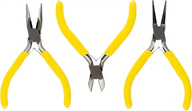 Alicates para Bijuteria 4.1/2' com 3 Peças