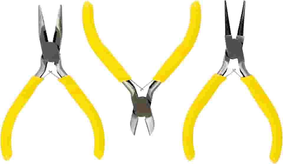 Alicates para Bijuteria 4.1/2' com 3 Peças