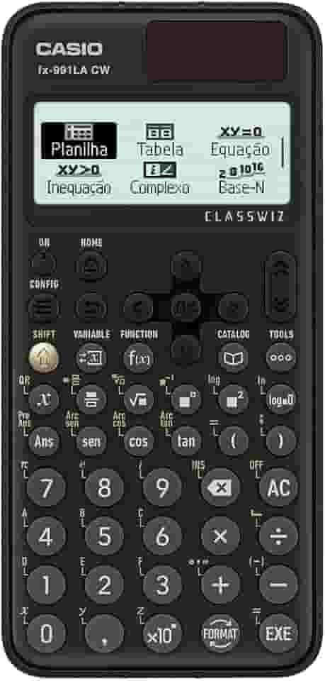 Calculadora científica Casio FX-991LA CW ClassWiz para explorar a Matemática