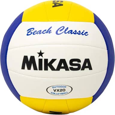 Mikasa Bola de Vôlei clássico de praia VX20 branco