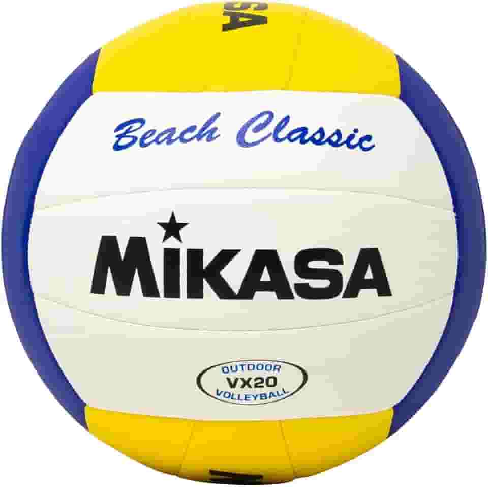 Mikasa Bola de Vôlei clássico de praia VX20 branco