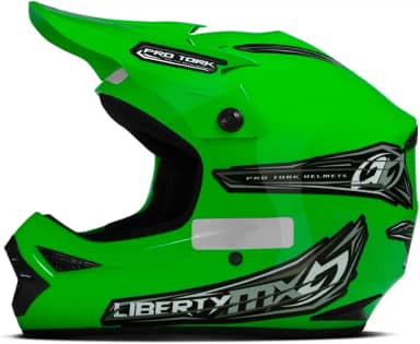 Capacete Motocross Pro Tork Liberty Mx Pro Verde Tam. 58