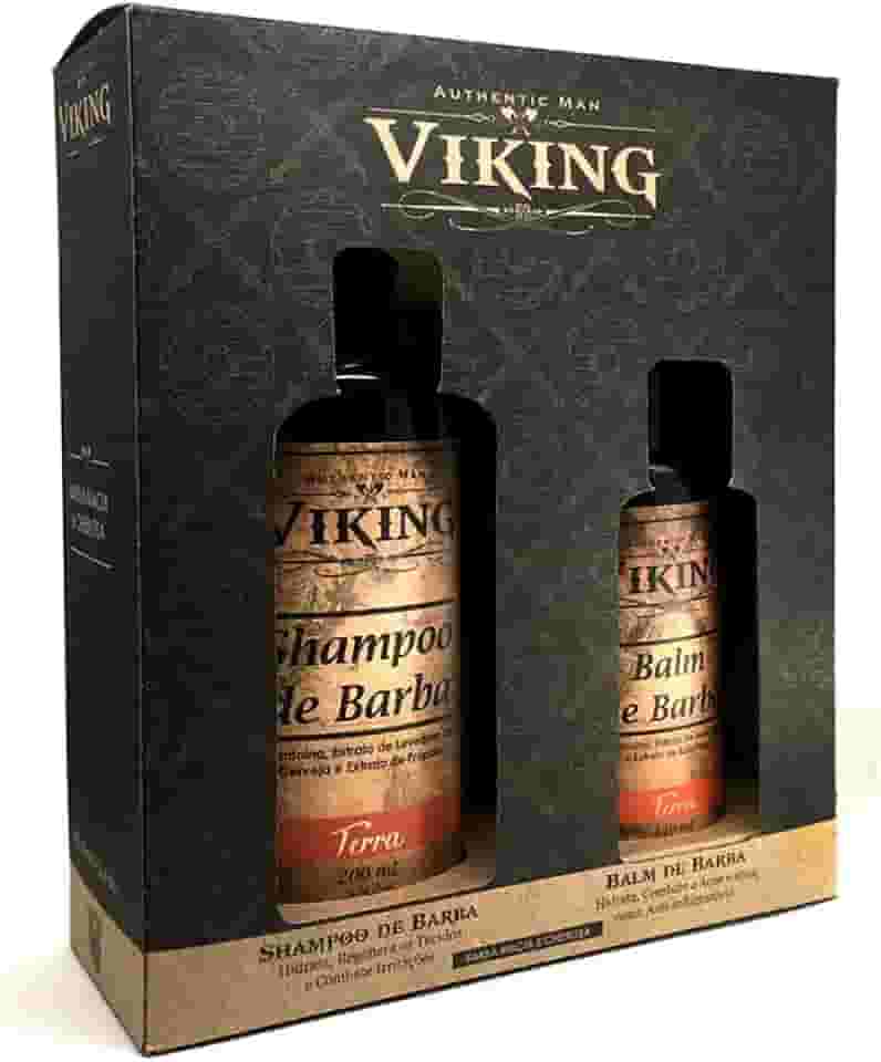 Kit Presente Shampoo e Balm Viking Terra