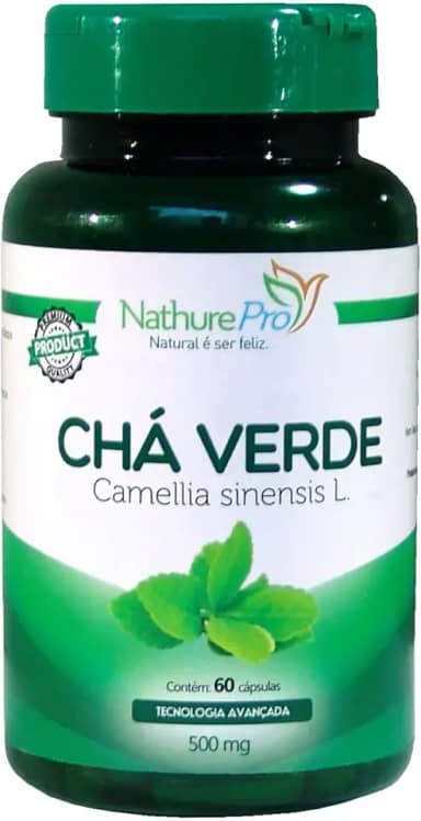 Chá Verde 60 Cápsulas 500mg