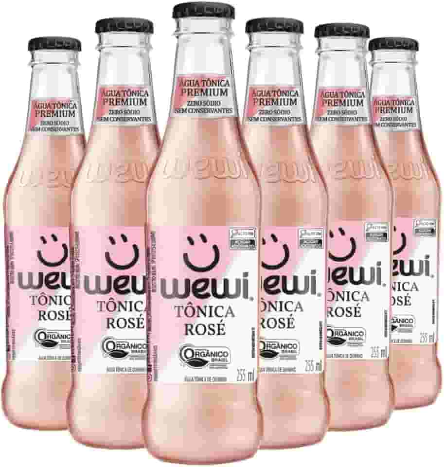 Água Tônica Rosé 255ml pacote com 6 unidades