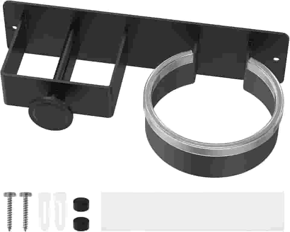 Suporte de secador de cabelo de aço inoxidável Suporte de alisador montado na parede organizador de ferramentas de cabelo adesivo para secador de cabelo para chapinha de ferro de ondulação secador de