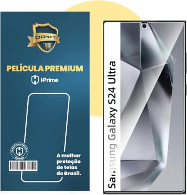 Película Nanoshield Danet Premium para Samsung Galaxy S24 Ultra 5g - Proteção Anti-Digital e Resistência Superior a Impactos