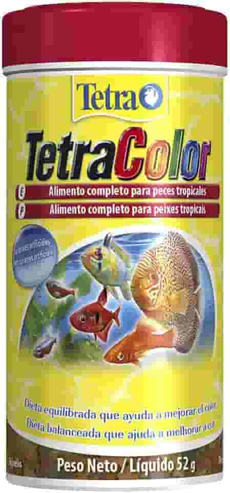 Tetra Color Flakes 52g Tetra Para Todos Os Tipos de Peixe Todas As Fases,
