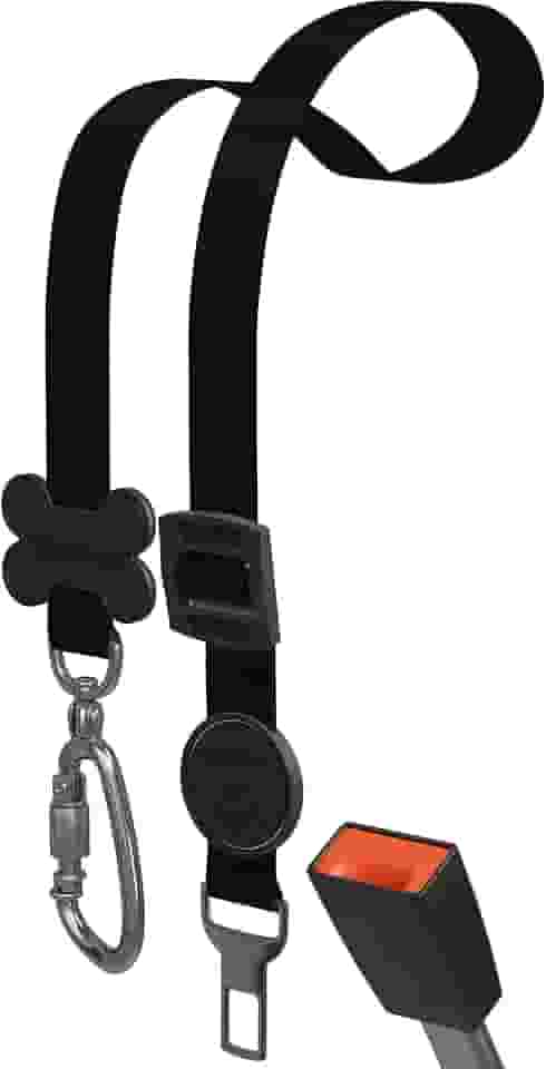 Cinto De Segurança Pet Universal Cachorro Gato Várias Estampas (BLACK)