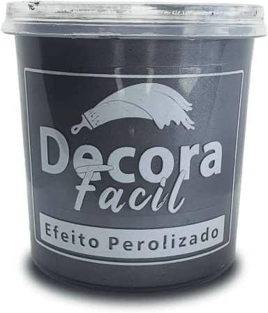 Cimento Queimado Com Efeito Perolizado Decora Fácil 1kg (Cinza Nobre)