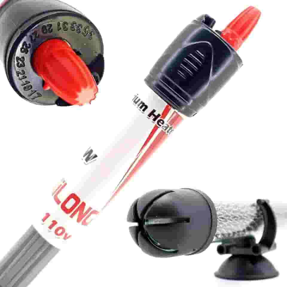 Aquecedor Automático com Termostato Para Aquário - 200w Até 200l (110v)