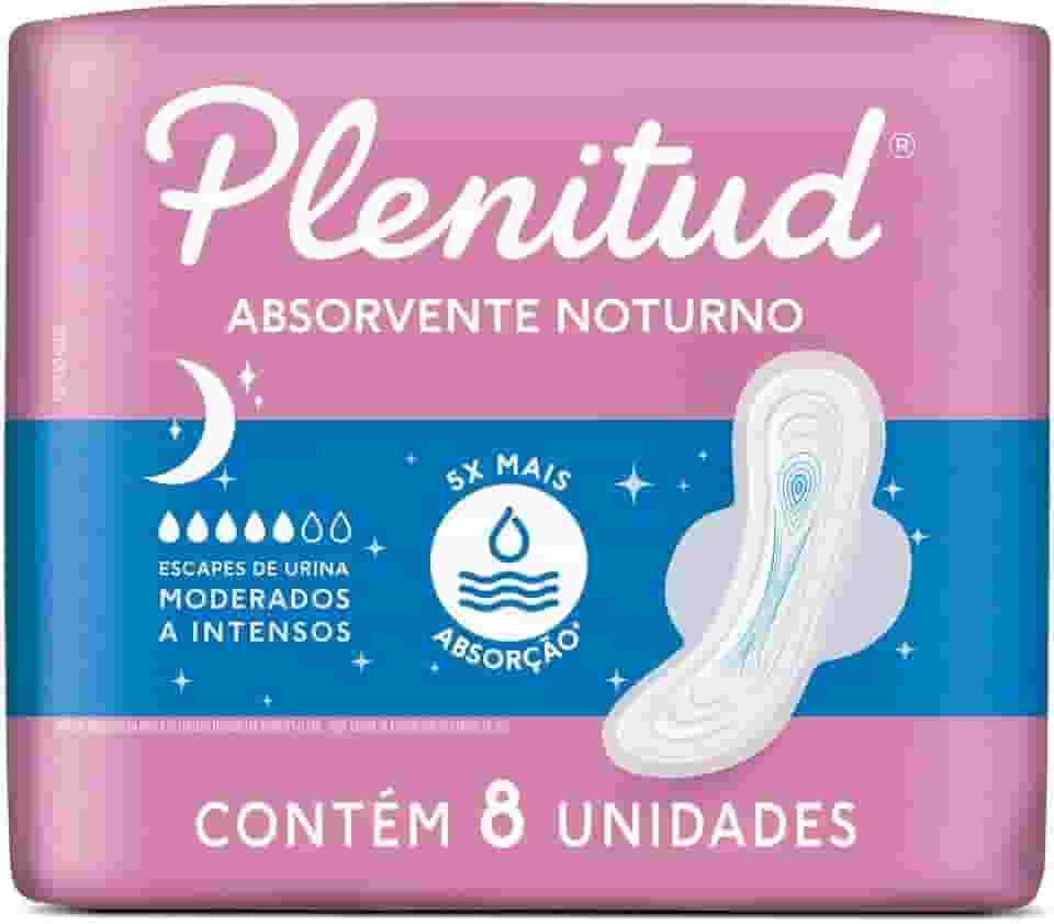 Absorvente Noturno Plenitud Femme - 8 unidades