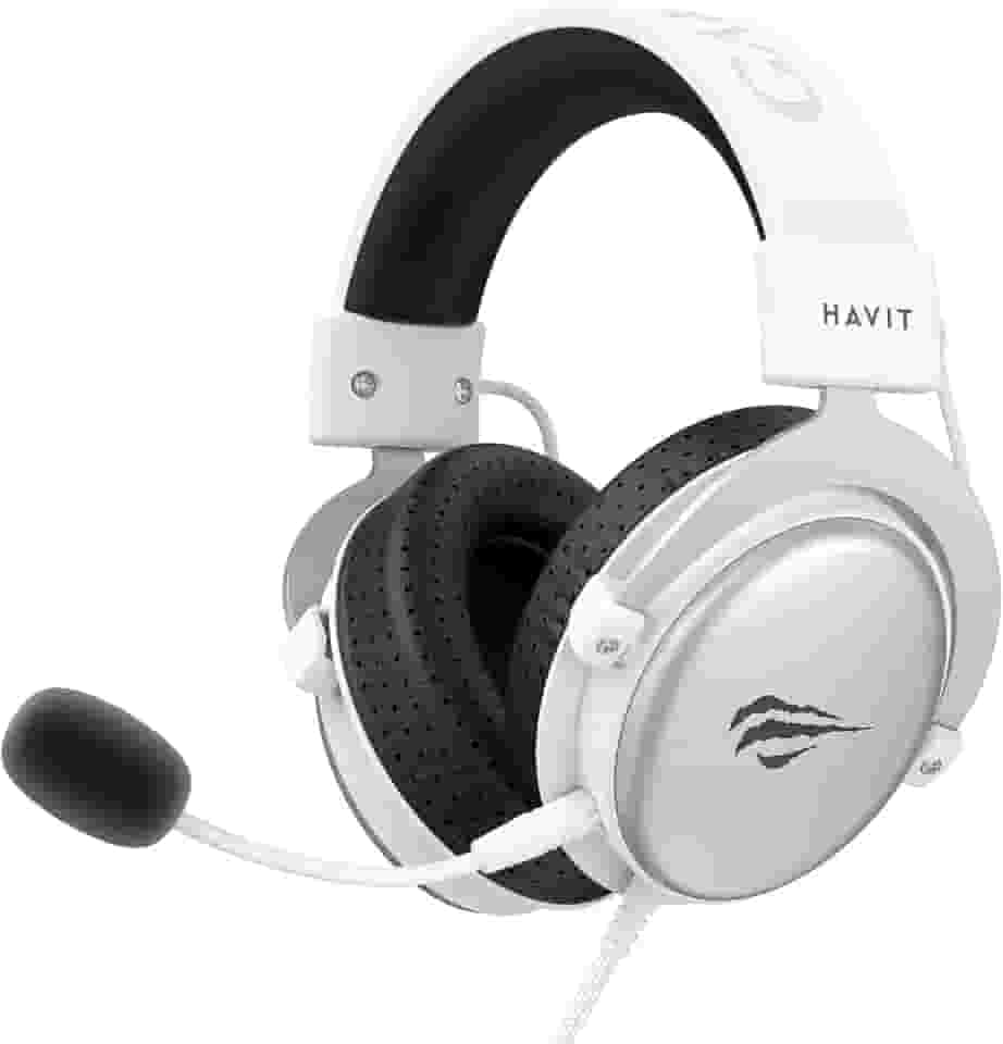 Fone De Ouvido Gamer Headset Havit H2015D Pc/Xbox/Ps4/Ps5 (Branco)