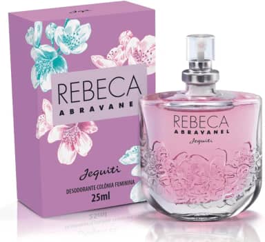 Desodorante colônia feminina Rebeca Abravanel 25ml em spray Jequiti