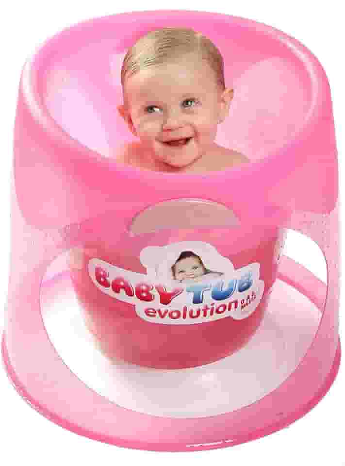 Banheira Ofurô Baby Tub Evolution - De 0 à 8 Meses - Rosa