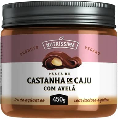 nutrissima Creme De Castanha De Caju Com Avelã - 450G - Nutrissima Nutrissima